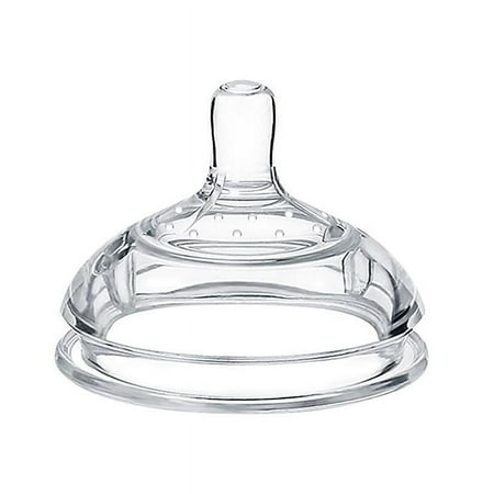UPC: 9420060201581 | Haakaa Gen 3 Stage 2 Anti-Colic Silicone Nipple in Clear (Set of 2)
