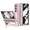Pink, variant on For Samsung Galaxy Z Fold 6/5/4/3 Shockproof Stand Case Hinge Screen Protector