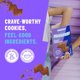 thumbnail image 4 of Double Chocolate Bolt Cookies - Healthy Cookies, Dairy Free Cookies, Vegan Friendly Chocolate Chip Cookies, Plant Based Chocolate Snack for Kids, Nut Free, 40% Less Sugar - 7oz Box (3 Pack), 4 of 5