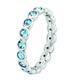 thumbnail image 3 of Bague Stackable Expressions March Swarovski en Argent Sterling Taille 9, 3 of 3