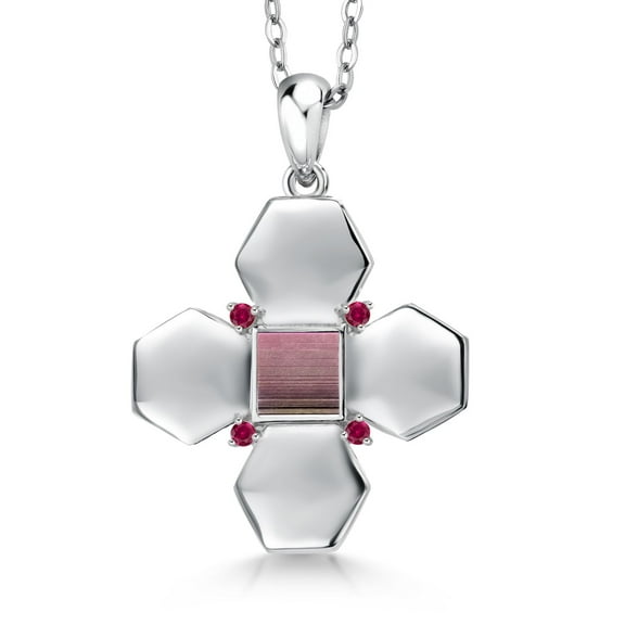 Gem Stone King Keren Hanan 925 Sterling Silver Star of Bethlehem Pendant Jerusalem Nano Bible New Testament and 18 inch Silver Chain