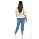 thumbnail image 3 of Blusa con moño Roman Fashion /Tallas Extras, 1832 (Blanco letras) blanco 36, 3 of 6