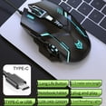thumbnail image 3 of HLONK Souris Type-C USB C Filaire Gaming Souris 3600DPI Réglable 6 Boutons Rétroéclairée, 3 of 17