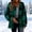 Army Green, variant on Women's Button Down Casual Shacket with Pockets Thick Fleece Jacket Fall Winter Warm Comfy Coat