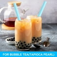 thumbnail image 5 of 8 pajitas reutilizables para Boba y batidos: pajitas reutilizables extragrandes multicolores para té de burbujas (tapioca, perlas de Boba), 5 of 5