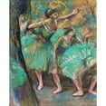 thumbnail image 3 of Edgar Degas 12x14 Black Modern Framed Museum Art Print Titled - The Dancers (1898), 3 of 5
