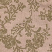 Womens Soft Pink & Gold Floral Print Pull-Over Sweater XX-Large