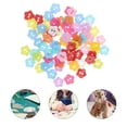 thumbnail image 4 of FESTFENDS 200 Pcs Flower Plastic Sewing Buttons For Christmas Day Decorations And Handwear Plastic Multi Colored Buttons, 4 of 8