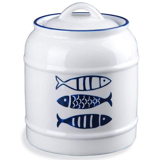 Contenedor de almacenamiento de alimentos de cerámica para cereales, azúcar, café, harina, encurtidos, recipiente de porcelana para H