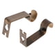 thumbnail image 4 of de 2 soportes de barra ajustables, negro, soporte de barra / soporte para barra / soporte de barra Bronce Macarena Soporte de barra de cortina, 4 of 6