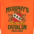 thumbnail image 3 of Instant Message - Murphys Pub Dublin - Men's Crew Neck Fleece Pullover, 3 of 7