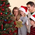 thumbnail image 1 of Teissuly Christmas Tree Decoration, Bows Hanging Items, Window Display, Scene Layout, Props, Christmas Decorations Teissuly WER202311273854, 1 of 5