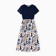thumbnail image 2 of Disney Disney Lion King Family Matching Simba Palm Leaf Pattern Colorblock Dress/Top/Romper, 2 of 8