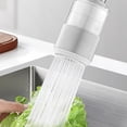 thumbnail image 2 of WinWay Simplified Cleaning Solutions Advanced Faucet Filters with Comprehensive Swivel Designs and Multi Mode Operation,White, 2 of 10