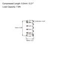 thumbnail image 3 of Unique Bargains 5mm x 0.5mm x 10mm 304 Stainless Steel Compression Spring 7.8N Load Capacity 20Pcs, 3 of 4