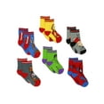 thumbnail image 2 of Super Hero Adventures Boys 6 pack Athletic Crew Socks (Baby/Toddler) SHA21B, 2 of 8