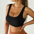 thumbnail image 6 of Nilvkv Bandeau Bra, Strapless Bra, Solid Strapless Seamless Wireless Push Up Anti Slip Basic Black 34AB, 6 of 6