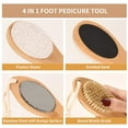 thumbnail image 2 of Exfoliation Expert, Stainless Steel File With Natural Pumice Stone For Effective Callus Removal, Compact Design For Easy Storage And Travel, Reusable And Easy To Clean, 2 of 7