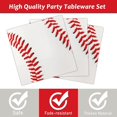 thumbnail image 3 of 96 Pcs Fournitures de Fête Baseball Assiettes en Papier Serviettes, Décorations de Fête Baseball, 3 of 4