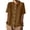 Brown, variant on Womens Work Clothes Kelon Short Sleeve Blouses for Women Cowl Neck Boho Tops Business Dressy Spring Summer Fashion Outfits Trendy Clothes, 2XL