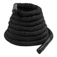 thumbnail image 1 of Cuerda de batalla de 2,8 m para entrenamiento en interiores y exteriores, ejercicio profesional, tonificación muscular, cuerda de fitness para brazos 38 mm negro, 1 of 8