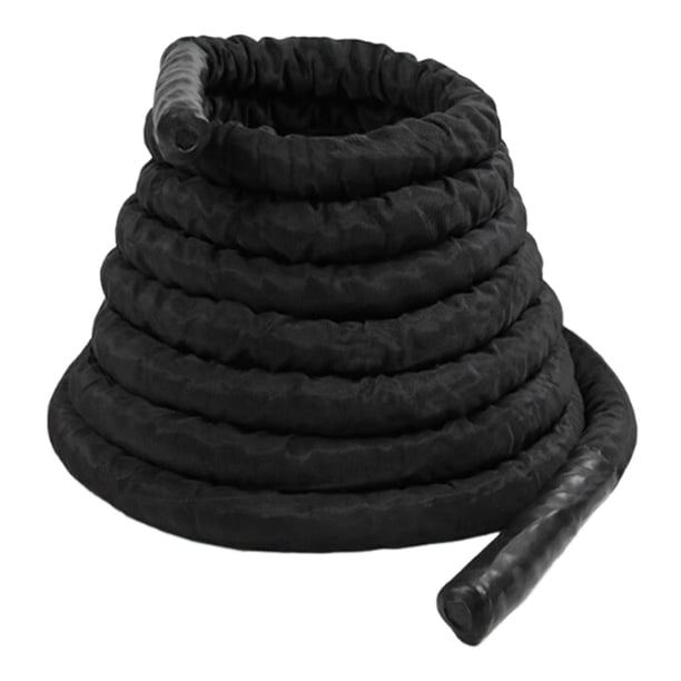 Cuerda de batalla de 2,8 m para ejercicios de fortalecimiento muscular, entrenamiento profesional, con 38 mm negro