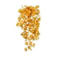 thumbnail image 2 of 39.37" Artificial Maple Leaf Hanging Decoration, 5 Branches Fake Fall Leaves Bundles, Simulation Plastic Plants Bushes Plants Decor for Outdoor Indoor Home Garden Thanksgiving Party(A), 2 of 6