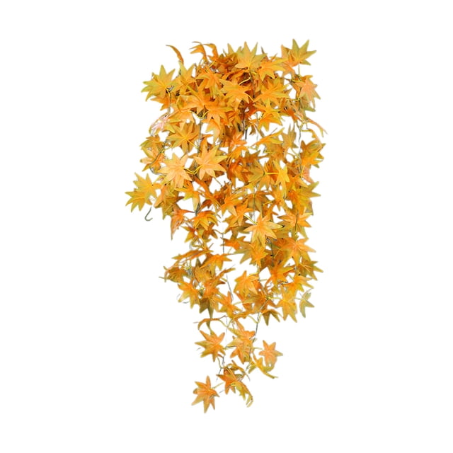 Thanksgiving Wall Decorations Thanksgiving Maple Leaf Tree Hanging Simulation Decoration Green Plant Wall Hanging Simulation Pentagonal Maple Leaf Wall Hangingthanksgiving Tree Decorations
