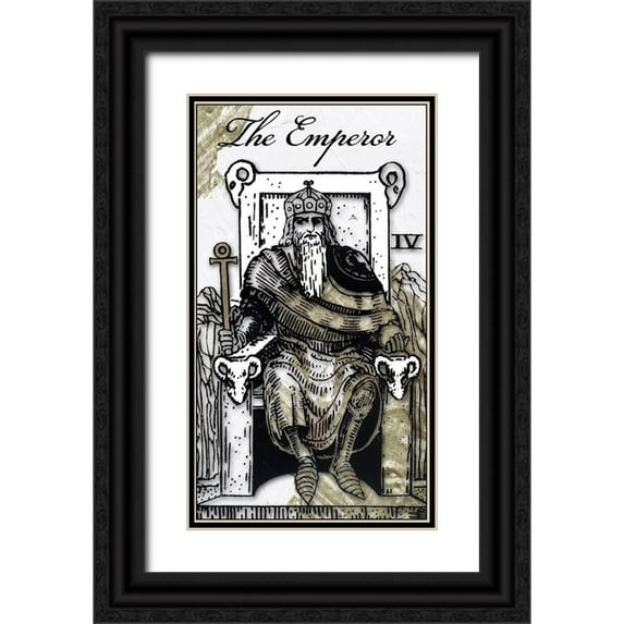 Sommers, Mindy 20x32 Black Ornate Wood Framed with Double Matting Museum Art Print Titled - The Emperor