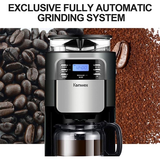 Kenwell Coffee Maker with 10Cup Programmable Thermal Coffee Maker and
