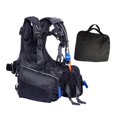 thumbnail image 2 of Compensador flotabilidad, ajuste flotabilidad, accesorio buceo, correas ajustables, color negro, con bolsillos para lastre, chaleco buceo. M, 2 of 8