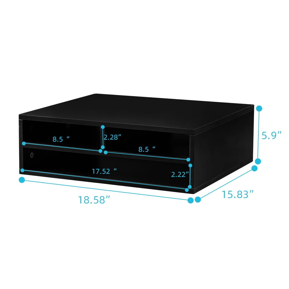Kepooman Monitor Printer Stand, Computer Riser with Storage, Workspace Desk Organizers for Home Office Kepooman Monitor Printer Stand, Computer Riser with Storage, Workspace Desk Organizers for Home Office