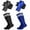Blue, Black, variant on Hengguang 2 Pairs Kids Soccer Shin Guards with 2 Pairs Soccer Socks, Calf Protection Soccer Shin Pads & Socks for Toddler 5-12 Years