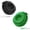 2 Pcs Black&Green, variant on Shockproof Portable EVA Hard Shell Small Carrying Case, 10cm / 3.9 Inch Round Mesh Storage Bag for Earbud Smart Watch Tiny Accessories