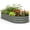 Gray, variant on Galvanized Raised Garden Bed 4×4×1 FT, Round Metal Raised Garden Bed Outdoor Planter Box with Open Bottom, Rust-Resistant Steel Garden Bed for Vegetables Herbs Flowers, Easy Assembly