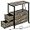 Gray, variant on End Table with Charging Station, Narrow Side Table with 2 Wooden Drawers, USB Ports and Power Outlets, Nightstand Sofa Table for Small Spaces, Living Room, Bedroom, Black