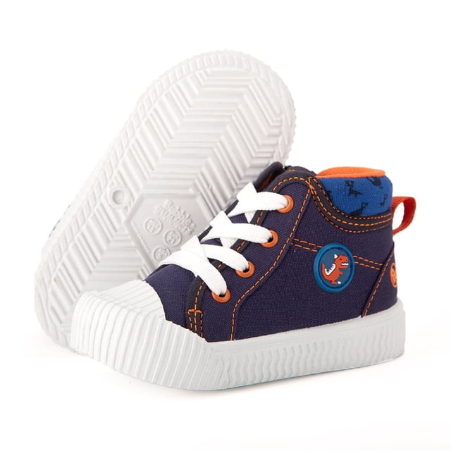 Tenis Bubble Gummers® Puntera Dinosaurio Taipei Mezclilla Para Niño