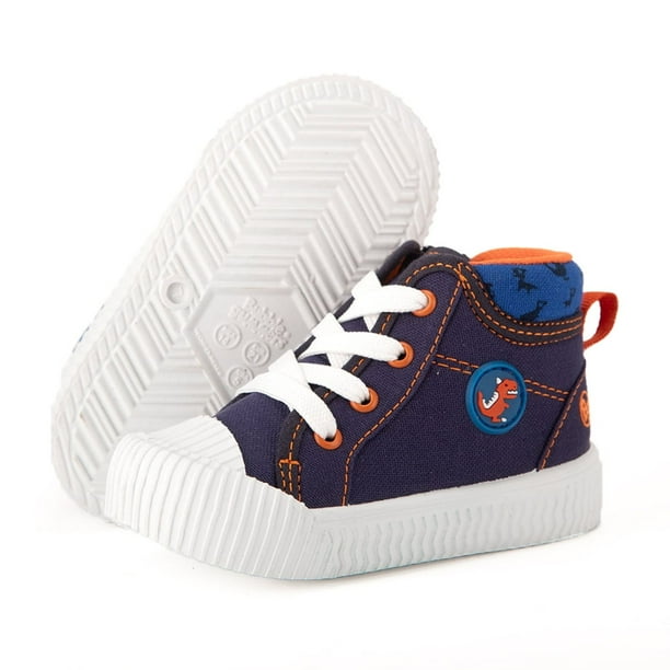 Tenis Bubble Gummers® Puntera Dinosaurio Taipei Mezclilla Para Niño