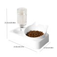 thumbnail image 2 of Automatic Pet Food & Water Dispenser: Double Bowl Feeder for Cats & Dogs, 2 of 4