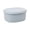Blue, variant on Durable Lunch Boxs Silicone Food Storage Container Leakproof Stackable Snack Box for Travel Events Weddings Parties Beige (S)