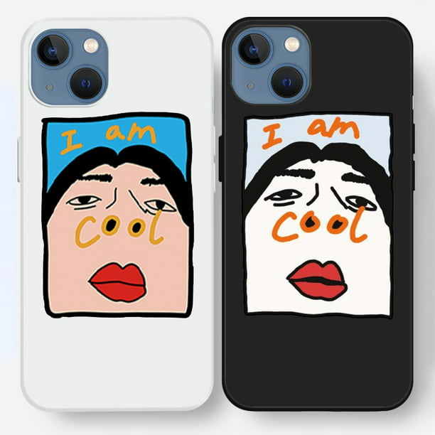 Mejora comprador No es suficiente i am cool phone case iphone xr,Cell Phone Cases,Fashin Couple Shell Man  Thin Ultra Thin Phone Case for iPhone 13 Pro 12mini 12 Pro Max 11 Pro XS  Max XR X 6
