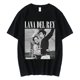 thumbnail image 1 of Camiseta con estampado de Lana Del Rey para hombre, camisetas de Hip Hop 100% de algodón, Tops gráficos de gran tamaño, camisetas informales Harajuku Unisex, 1 of 4