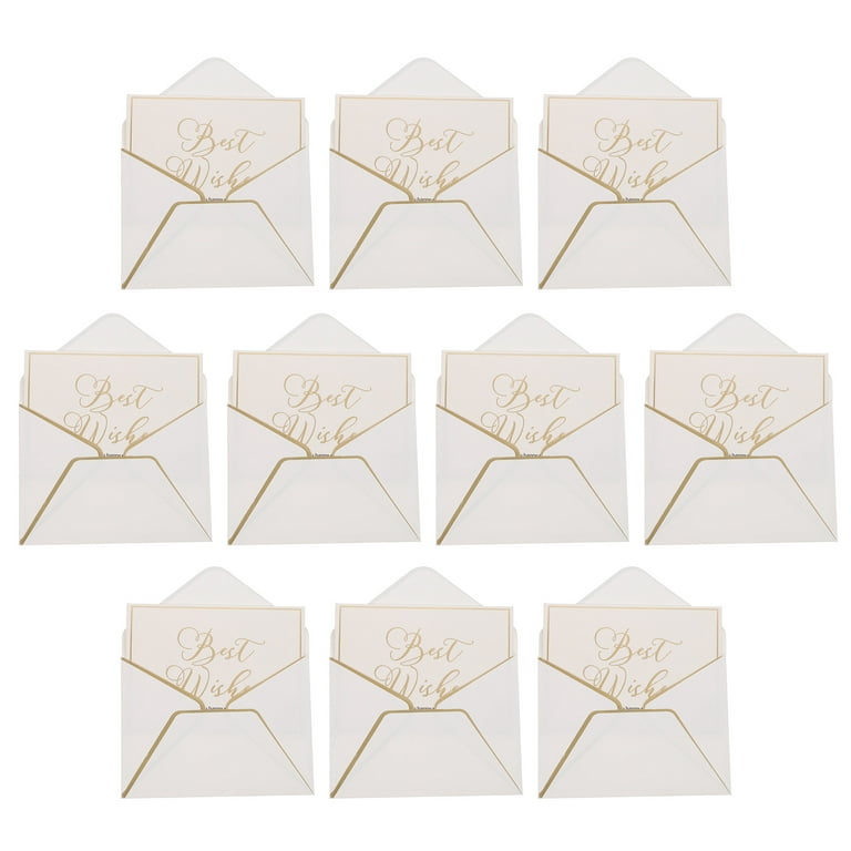 10pcs Blank Greeting Cards with Envelopes Thank You Cards