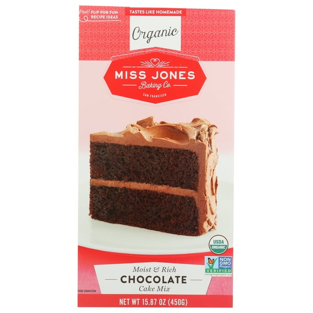 Miss Jones Organic Chocolate Cake Mix, 15.87 Oz Walmart