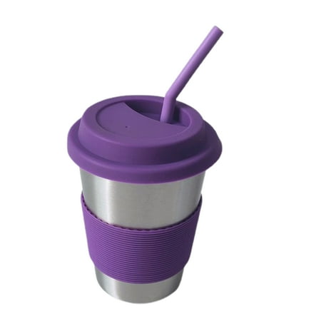

Sijiali 1 Set Coffee Cup Portable Heat Retaining Stainless Steel Home Car Office Insulated Cup for Car