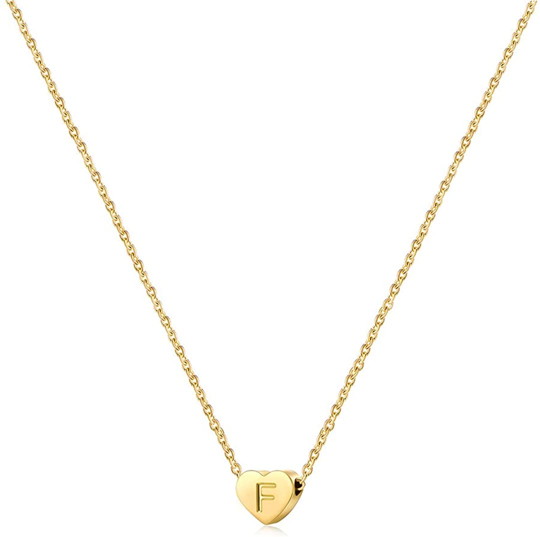 Tiny Initial Necklaces for Women Teen 