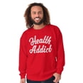 thumbnail image 5 of Health Addict Vegetarian Vegan Diet Sweatshirt for Men or Women Brisco Brands S, 5 of 5