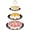 Black, variant on BACUTHY 3 Tier Cupcake Stand Holder, Plastic Cup Cake Tower Stand with Tiered Serving Tray for Dessert Display, Cupcakes, Donuts, Macaron and Fruits(White)
