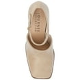 thumbnail image 5 of Journee Womens Bobby Stacked Heel Square Toe Pumps, Widths Available, 5 of 10