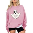 thumbnail image 2 of Neewe Halloween Sweatshirts for Women Hoodies Oversized Crewneck Tops Sweaters Comfy Fall Winter Outfits Clothes 2025 Fashion, 2 of 4